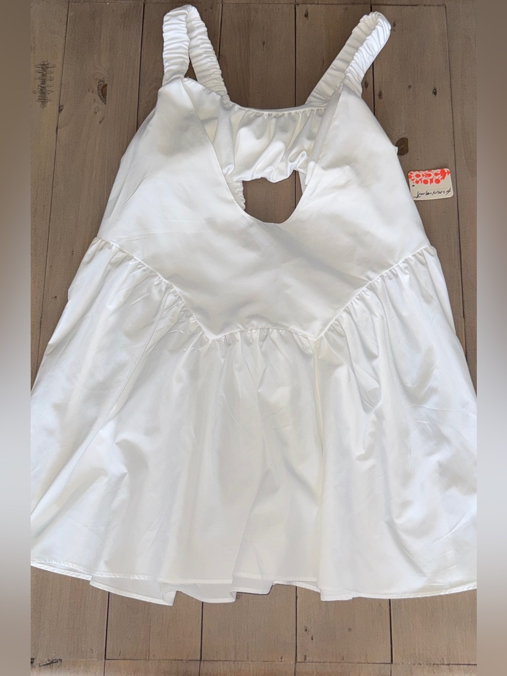 Free People One Two Punch White Romper NWT Size L fits like a M
